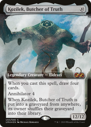 Kozilek, Butcher of Truth (UMA:BT-U03) - Ultimate Box Topper: (Extended Art) Foil