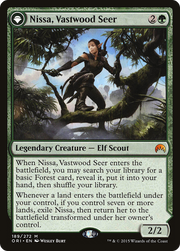 Nissa, Vastwood Seer // Nissa, Sage Animist (ORI-189) - Magic Origins: (originpwdfc)