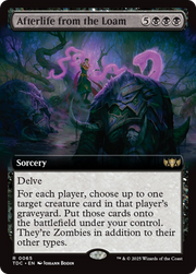 Afterlife from the Loam (TDC-065) - Commander: Tarkir: Dragonstorm: (Extended Art)