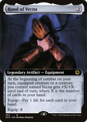 Hand of Vecna (AFR-394) - Adventures in the Forgotten Realms: (Extended Art) Foil