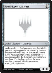 Power Level Analyzer (UNK-UA05C) - Unknown Event