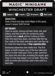 Winchester Draft // Winchester Draft (cont'd) (MONE-002) - Phyrexia: All Will Be One Minigames