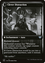 Distracting Geist // Clever Distraction (DBL-276) - Innistrad: Double Feature: (Double Faced Transform) Foil