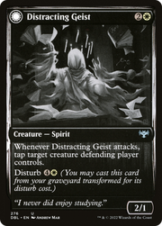 Distracting Geist // Clever Distraction (DBL-276) - Innistrad: Double Feature: (Double Faced Transform)