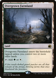 Overgrown Farmland (PPMID-265) - Innistrad: Midnight Hunt Promos
