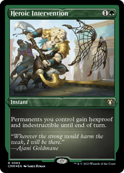 Heroic Intervention (CMM-563) - Commander Masters Etched Foil