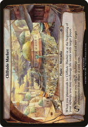 Cliffside Market (OVER-018) - Planechase Anthology Planes