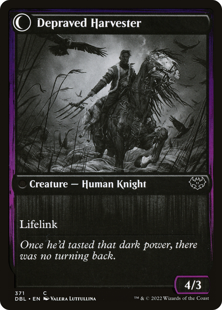 Desperate Farmer // Depraved Harvester (DBL-371) - Innistrad: Double Feature: (Double Faced Transform)