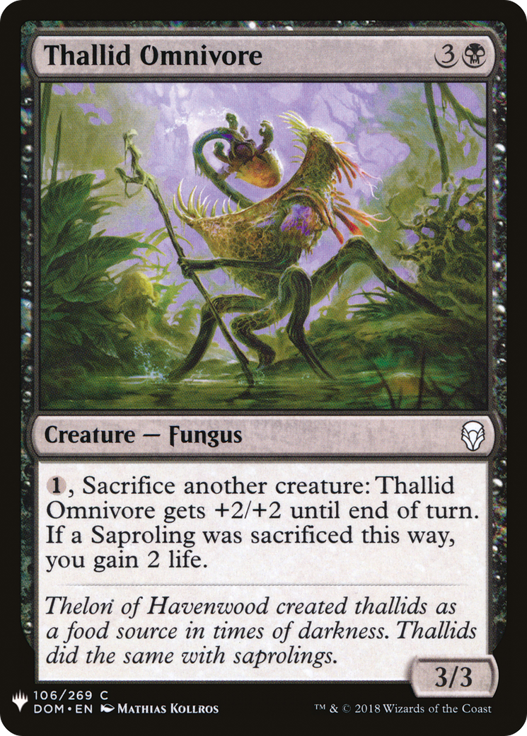 Thallid Omnivore (LIST-106) - The List