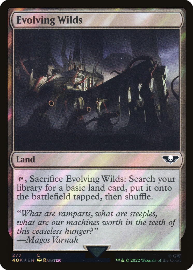 Evolving Wilds (40K-277) - Warhammer 40,000 Commander Foil