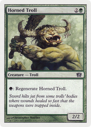 Horned Troll (8ED-257) - Eighth Edition