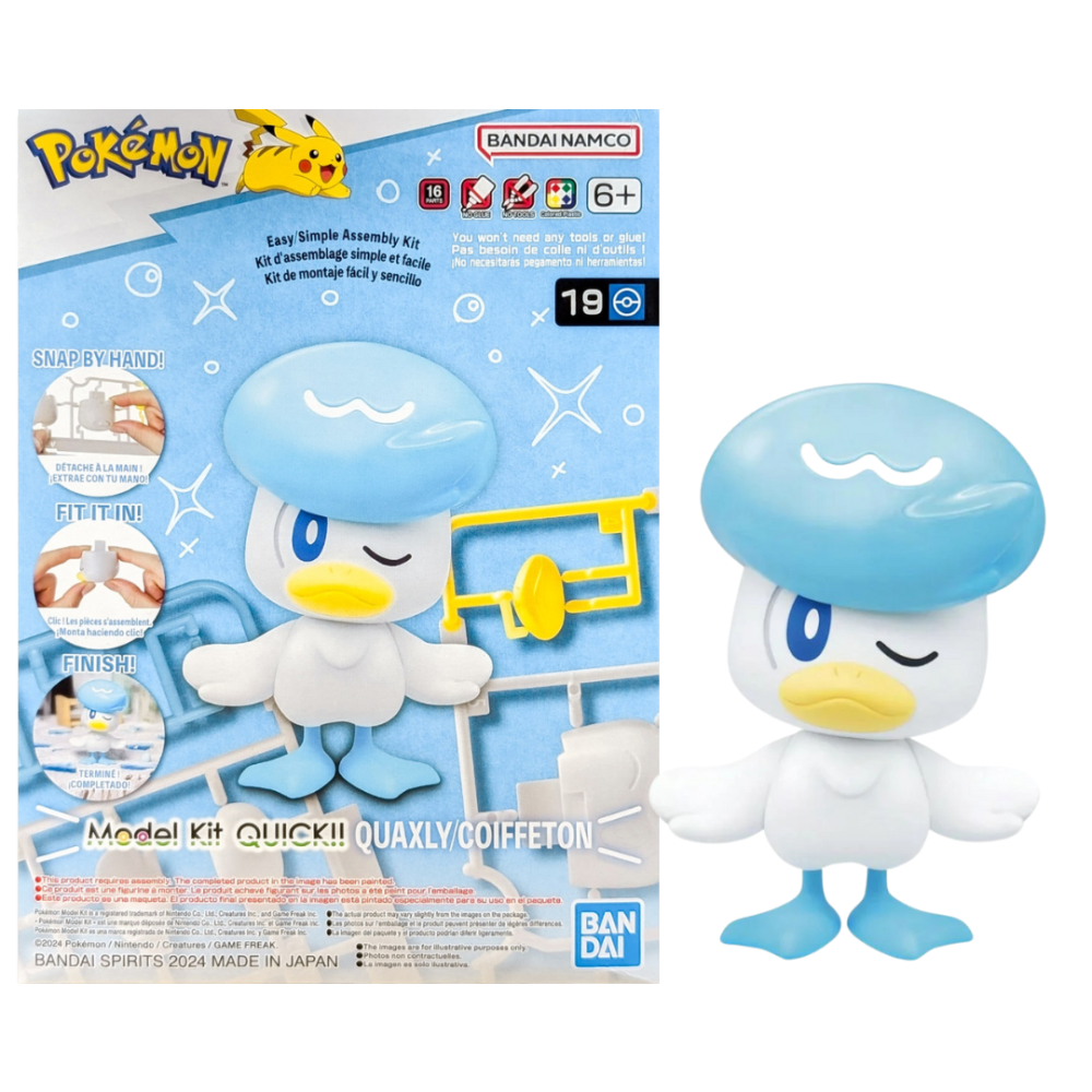 Pokemon Model Kit: Quick!! 19 Quaxly